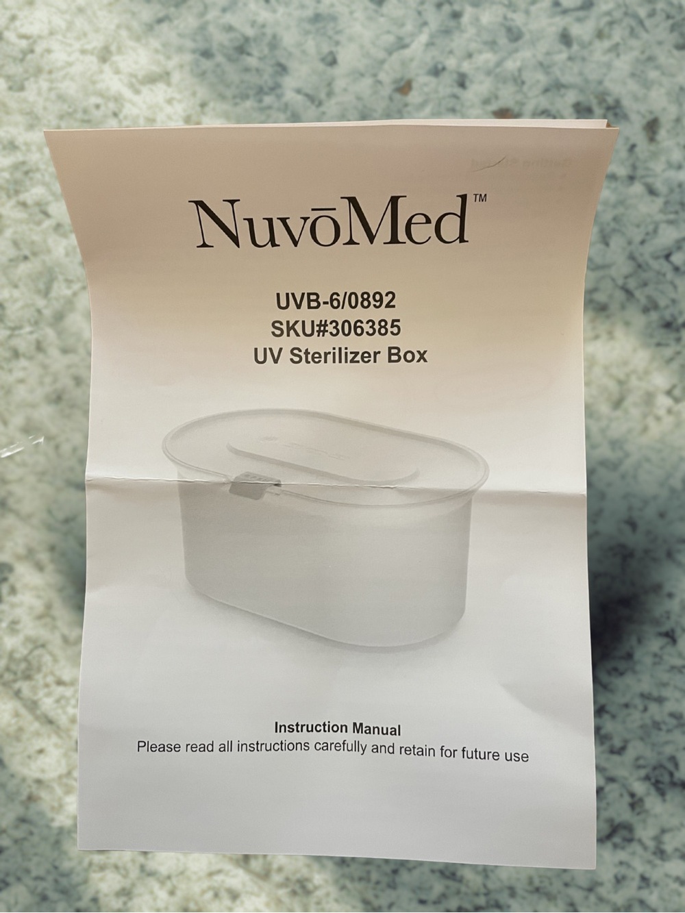 NUVOMED UV Sterilizer Box Portable 360 Cleaning for Phones Masks Jewelry Watches - Picture 11 of 13
